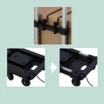 Carucior marfa, manerului telescopic, capacitate de incarcare 100 kg, Relaxdays - imagine 6