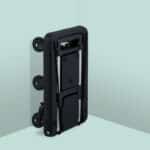Carucior marfa, manerului telescopic, capacitate de incarcare 100 kg, Relaxdays - imagine 7