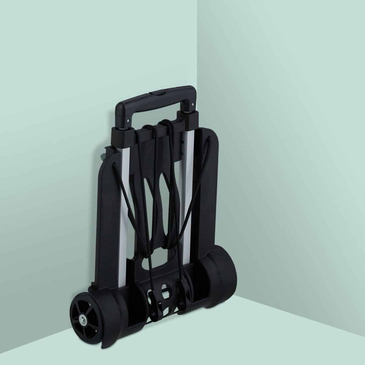 Carucior marfa, manerului telescopic, capacitate de incarcare 25 kg, Relaxdays - imagine 6