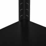 Raft industrial cu 5 niveluri, negru, placi MDF, cadru otel, 180 x 90 x 40 cm - imagine 4