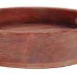 Tava servire, din lemn, cu manere, maro, 7,5 x 36 cm - imagine 5
