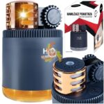 Umidificator de aer cu difuzor aromaterapie si lumini LED, 260 ml