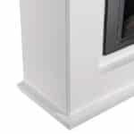 Semineu electric decorativ cu LED multicolor, 2000W, telecomanda, cadru lemn MDF alb, reglare temperatură 15-30°C, Artlife, 100x28x82 cm - imagine 12
