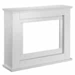 Semineu electric decorativ cu LED multicolor, 2000W, telecomanda, cadru lemn MDF alb, reglare temperatură 15-30°C, Artlife, 100x28x82 cm - imagine 11