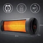 Radiator infrarosu exterior MONZANA 2500W – incalzitor electric cu picior reglabil si telecomanda - imagine 9