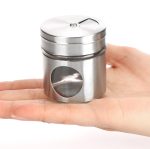 Set 12 recipiente pentru condimente, inox, 4.9 x 5.5 cm, Kraftpunkt® - imagine 2