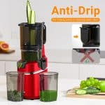 Storcator lent de fructe si legume, cu presare la rece, 1.8 L, 250 W, silentios - imagine 8