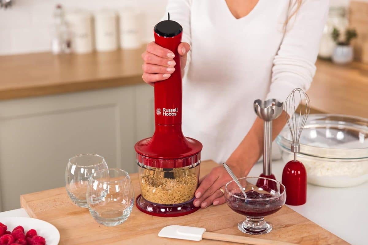 Blender 3 in 1, cu putere 500W, 2 trepte de viteza, rosu - imagine 6
