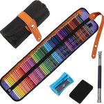 Set creioane colorate pentru desen si schite, 72 buc