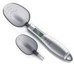 Cantar bucatarie digital, 2 capete, tip lingura, display LCD, 1-300 g, gri
