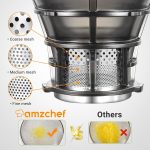 Storcator lent de fructe si legume, cu presare la rece, 1.8 L, 250 W, silentios - imagine 7