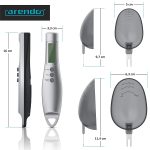 Cantar bucatarie digital, 2 capete, tip lingura, display LCD, 1-300 g, gri - imagine 2