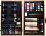 Set pictura si desen profesional, 89 piese, Kraftpunkt® - imagine 5