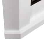 Semineu electric de colt DeLuxe Artlife, alb, LED 13 culori, telecomanda, afisaj LCD, incalzire 15-30 °C, 5 niveluri luminozitate, lemn MDF - imagine 8