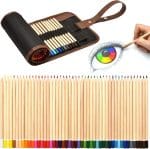 Set creioane colorate pentru desen si schite, 48 piese - imagine 2