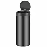Cos de gunoi cu senzor automat, 50L, deschidere/inchidere silentioasa, negru, Ø 31 x 77 cm