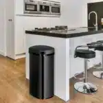 Cos de gunoi cu senzor automat, 60L, deschidere/inchidere silentioasa, otel, negru - imagine 8