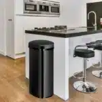 Cos de gunoi cu senzor automat, 70L deschidere/inchidere silentioasa, otel, negru - imagine 9