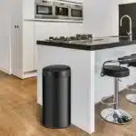 Cos de gunoi cu senzor automat, 40L, deschidere/inchidere silentioasa, otel, negru - imagine 11
