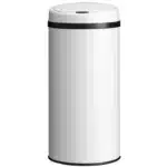 Cos de gunoi cu senzor automat, 40L deschidere/inchidere silentioasa, otel, alb - imagine 6