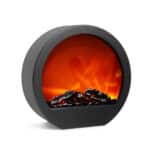 Semineu decorativ cu efect de flacara LED, baterie /retea, 35 x 12 x 38 cm