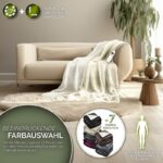 Patura Electrica Plus,Sinnlein, 180×130 cm, 9 trepte de temperatura, crem - imagine 4
