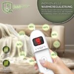 Patura Electrica Plus,Sinnlein, 180×130 cm, 9 trepte de temperatura, crem - imagine 6