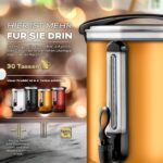 Fierbator TRESKO® pentru vin fiert, ceai, apa, 10L, 1500W, cupru - imagine 7