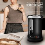 Fierbator TRESKO® pentru vin fiert, ceai, apa, 2500W, negru - imagine 3