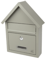 Cutie postala casuta, Evotools, 23 x 31 x 8 cm, pentru interior, 2 chei, gri