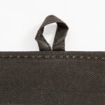 Taburet cu spatiu de depozitare, pliabil, piele ecologica, maro, 38 x 38 x 38 cm - imagine 5