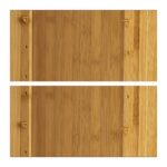 Dulap baie, 5 rafturi, din bambus, 170 x 33,5 x 28 cm, maro - imagine 9