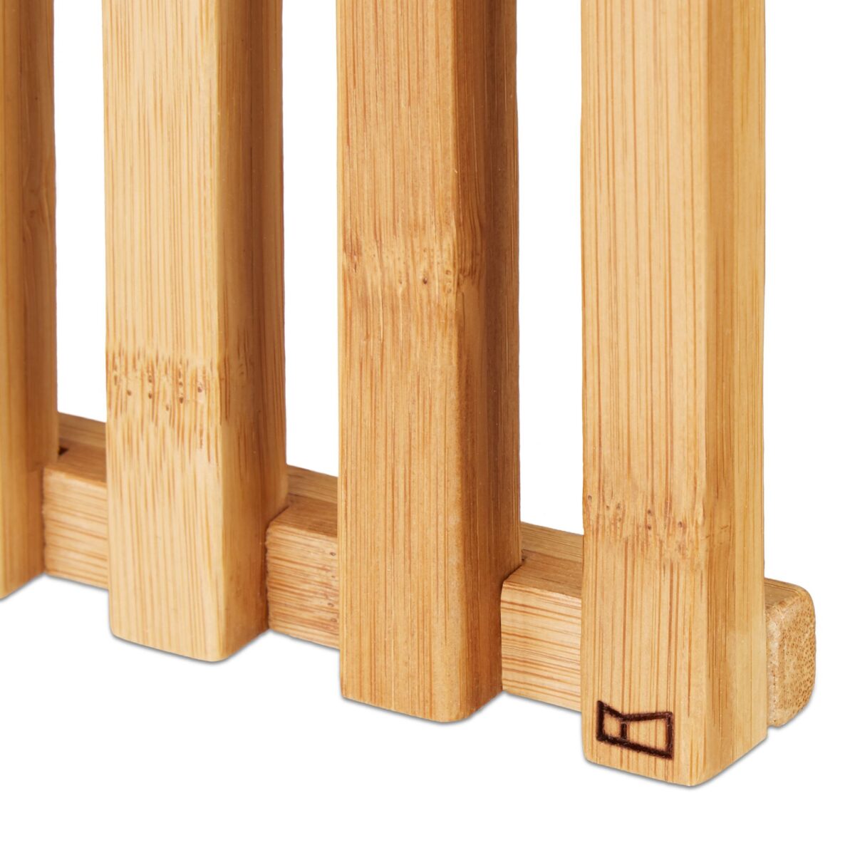 Scaun multifunctional, cu spatiu de depozitare, bambus, 45 x 41 x 19,5 cm - imagine 8