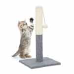 Jucarie pentru pisici, din sisal, cu minge, 54 x 29,5 x 28,5 cm