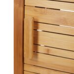 Dulap pentru baie, bambus, natur, 119 x 33 x 25,5 cm - imagine 4
