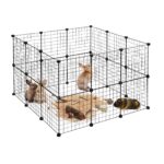 Tarc pentru iepuri si rozatoare, din 24 panouri, 72 x 110 x 110 cm