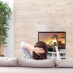 Comoda TV, portabila, cu roti, sistem blocare roti, 4 rafturi, alb, 35 x 80 x 35 cm - imagine 3