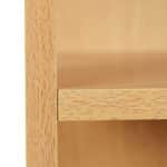 Comoda TV, portabila, cu roti, sistem blocare roti, rafturi, maro, 45 x 80 x 40 cm - imagine 8