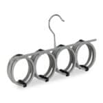 Umeras metalic pentru esarfe, cu 16 inele, 40 x 31 x 0,5 cm - imagine 6