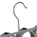 Umeras metalic pentru esarfe, cu 16 inele, 40 x 31 x 0,5 cm - imagine 7