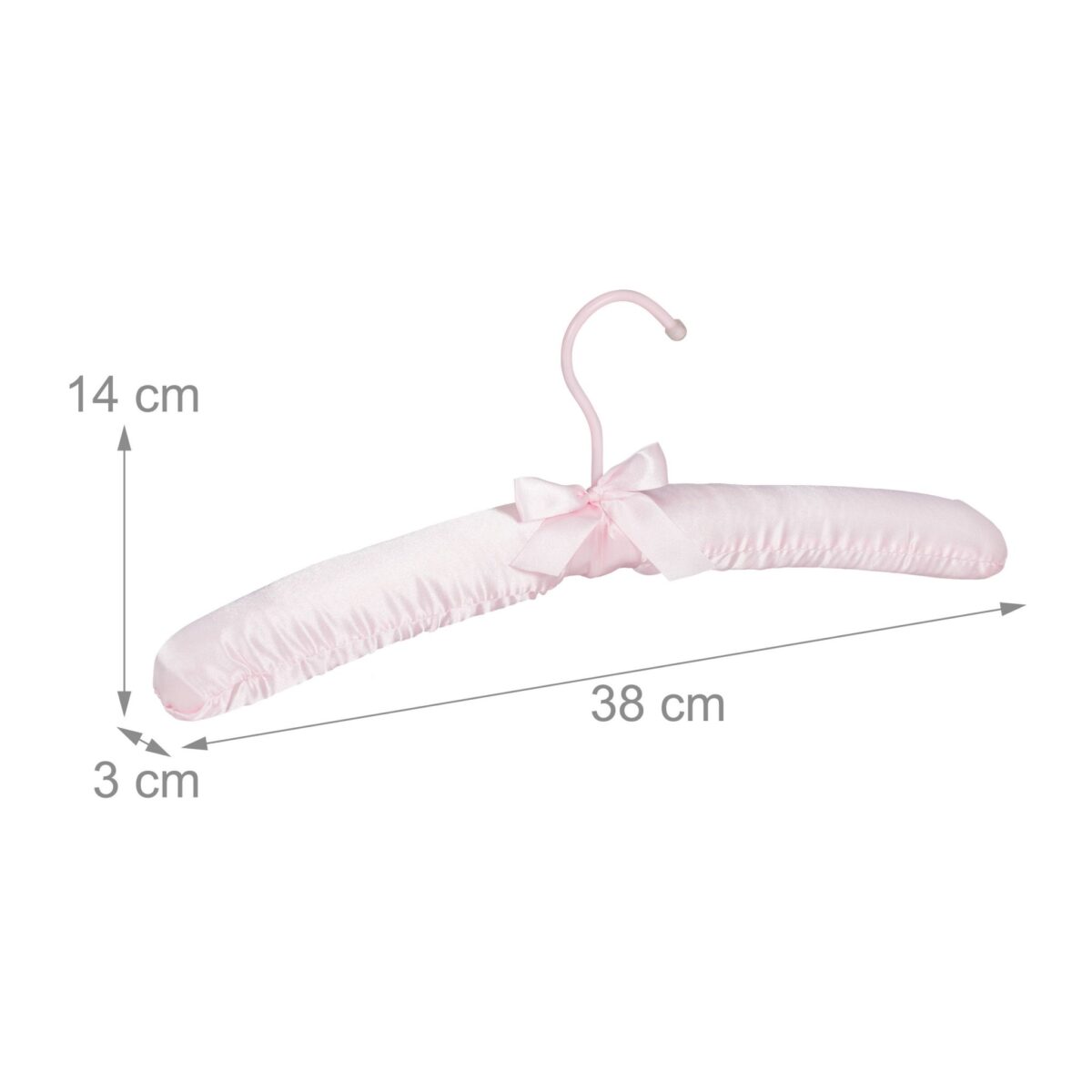 Set 10 umerase captusite, carlig rotativ 360°, roz, 14 x 38 x 3 cm - imagine 4