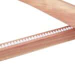 Set 5 umerase pentru haine, multifunctionale, lemn cu aspect natural, 19,5 x 44 x 3 cm - imagine 8