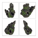 Ornament pentru acvariu de pesti, 3D, aspect de piatra, 17 x 23,5 x 8,5 cm - imagine 6