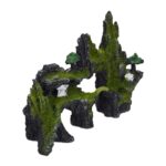Ornament pentru acvariu de pesti, aspect de piatra, 3D, 17 x 23,5 x 8,5 cm