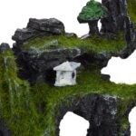 Ornament pentru acvariu de pesti, aspect de piatra, 3D, 17 x 23,5 x 8,5 cm - imagine 7