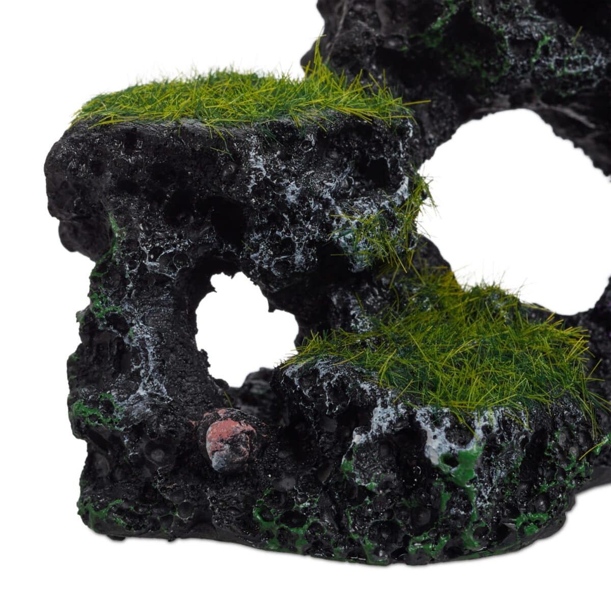 Ornament pentru acvariu de pesti, aspect de piatra, optica 3D, 8,5 x 17 x 9 cm - imagine 8