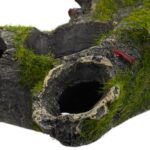 Decoratiune pentru acvariu de pesti, 3D, trunchi de copac, aspect de piatra, 7 x 15 x 8,5 cm - imagine 7