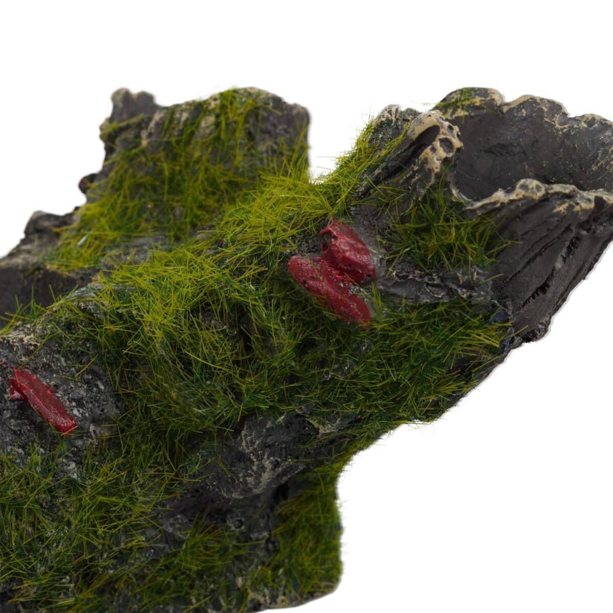 Decoratiune pentru acvariu de pesti, 3D, trunchi de copac, aspect de piatra, 7 x 15 x 8,5 cm - imagine 8