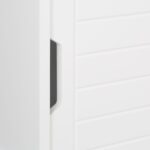 Dulap baie, baza lavoar, MDF, 60,5 x 60 x 30 cm, alb - imagine 6