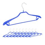 Set 10 umerase pentru haine, multufunctional, albastru, 19 x 45 x 3,5 cm